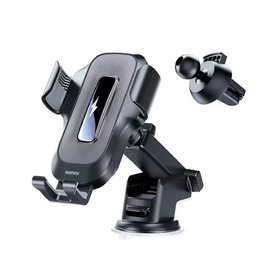 Universal Phone Holder Remax rm-C31, Wireless Charging, Black - 40533
