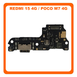 Γνήσια Original Xiaomi Redmi 15 4G (25062RN2DY), Poco M7 4G (25062PC34E) USB Type-C Charging Dock Connector Flex Sub Board, Πλακέτα Φόρτισης + Microphone Μικρόφωνο 560004O19AP00 (Service Pack By Xiaomi)