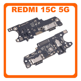 Γνήσια Original Xiaomi Redmi 15C 5G (2508CRN2BG) USB Type-C Charging Dock Connector Flex Sub Board, Πλακέτα Φόρτισης + Microphone Μικρόφωνο + Audio Jack 56000100P1500 (Service Pack By Xiaomi)