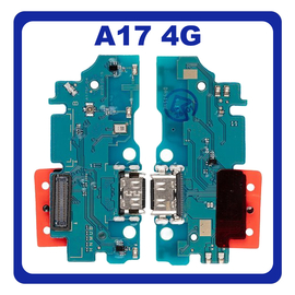 HQ OEM Συμβατή Με Samsung Galaxy A17 4G (SM-A175F, SM-A175F/DS) USB Type-C Charging Dock Connector Flex Sub Board, Καλωδιοταινία Υπό Πλακέτα Φόρτισης + Microphone Μικρόφωνο (Premium A+)