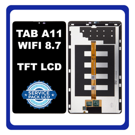Γνήσια Original Samsung Galaxy Tab A11 Wifi 8.7" (SM-X130) TFT LCD Display Screen Assembly Οθόνη + Touch Screen Digitizer Μηχανισμός Αφής Black Μαύρο GH81-28376A (Service Pack By Samsung)