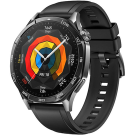 Huawei Watch gt 5 46mm vli-b19 Black / Black Fluoroelastomer Strap eu