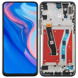 HQ OEM Huawei P Smart Z 2019, Psmartz 2019, (STK-LX1 STK-L22), Y9 Prime 2019 Lcd Screen Display Οθόνη + Touch Screen Digitizer Μηχανισμός Αφής + Πλαίσιο Frame Bezel Black (Grade AAA+++)