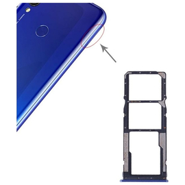 Γνήσιο Original Xiaomi Redmi 7 Sim Card Tray Θήκη κάρτας Blue