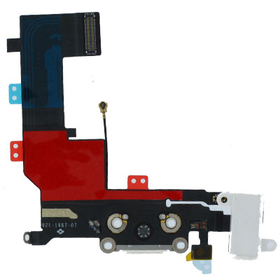 Iphone 5s Charge Connector flex and Headphone Jack white