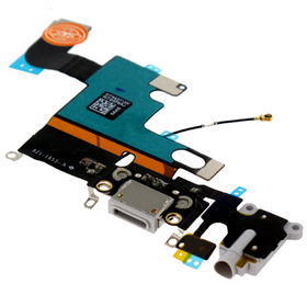 HQ OEM Iphone 6 Dock Charge Connector flex and Headphone Jack Καλωδιοταινία φόρτισης & Υποδοχή Ακουστικών Black