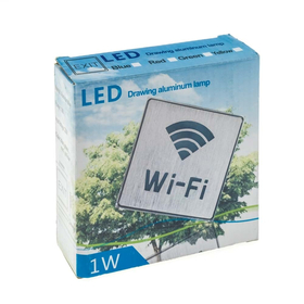 Πινακίδα Αλουμινίου με led