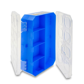 Κασετίνα Οργάνωσης Dual Side 10 Θέσεων Μπλε Medium