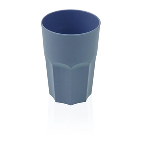Μεγάλο Ποτήρι Πολυγωνικό 500ml Μπλε