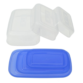 Σετ 3 Δοχεία Ορθογώνιο Μπλε 0.93-1.88-3l