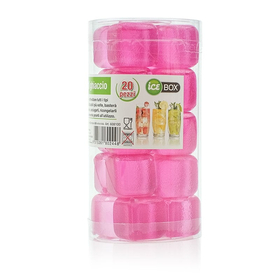 Frostbar Πλαστικά Παγάκια Reusable ροζ (20 Τμχ)