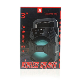 Led Bluetooth Ηχείο Μάυρο