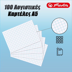 100 Λογιστικές Καρτέλες α5 170gr/m²