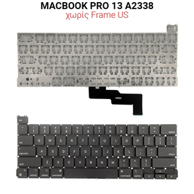 Πληκτρολόγιο Macbook pro 13 A2338 no Frame us