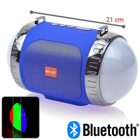 Bluetooth Ηχείο με led Party Tube Blue