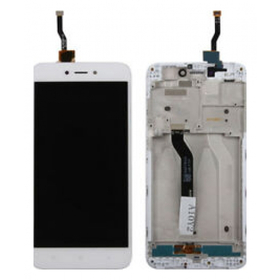 OEM HQ Xiaomi Redmi 5A Lcd Display Screen Οθόνη + Touch Screen Digitizer Μηχανισμός Αφής + Frame Μεσαίο Πλαίσιο White