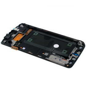 Γνήσια Original Samsung Galaxy S6 edge G925F G925 Οθόνη LCD Display Screen + Touch Screen DIgitizer Μηχανισμός Αφής + Πλαίσιο Frame Black GH97-17162A