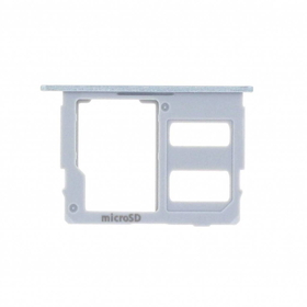 Γνήσιο Original Samsung Galaxy J5 (2017) SM-J530F Sim Card Tray Micro SD Tray Θήκη κάρτας Silver Blue Ασημί Μπλέ GH64-06366B