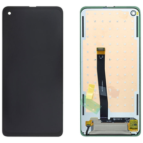 Γνήσια Original Samsung Galaxy Xcover Pro (SM-G715) IPS LCD Οθόνη LCD Display Screen + Touch Screen DIgitizer Μηχανισμός Αφής GH82-22040A Black (Service Pack)