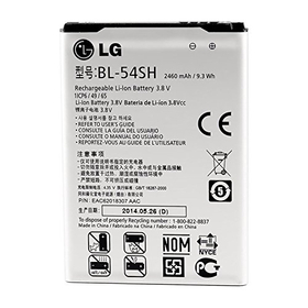 Original Lg D410 L90, LG D331 L Bello, D722 G3s, H525 G4c BL-54SH Μπαταρία Battery 2460mAh Li-Ion (Bulk)