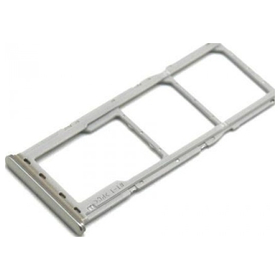 Γνήσια Original Samsung Galaxy A50 2019 (SM-A505F)  Sim Tray Cover Assy , Υποδοχέας Κάρτας Σιμ - Κάλυμμα Silver White (Service Pack By Samsung) GH98-43922B