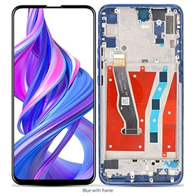 HQ OEM Huawei P Smart Z 2019, Psmartz 2019, (STK-LX1 STK-L22), Lcd Screen Display Οθόνη + Touch Screen Digitizer Μηχανισμός Αφής + Πλαίσιο Frame Bezel Blue (Grade AAA+++)