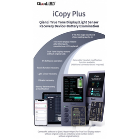 QianLi iCopy Plus V2.1 Generation Programmer, True Tone Light Sensor Battery Repair 8 X XS MAX XR 11 pro max Vibrate Read/Write/Edit Recovery Programmer Tool QianLi iCopy Plus V2.1 Generation Programmer, True Tone Light Sensor Battery Repair 8 X XS MAX XR 11 pro max Vibrate Read/Write/Edit Recovery Programmer Tool