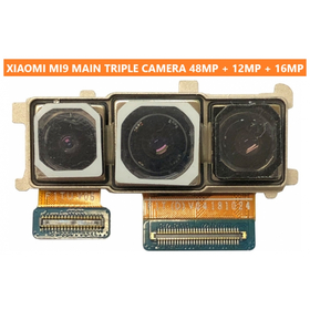 Γνήσια Original Xiaomi Mi9 Mi 9 Triple Main Rear Back Module Πίσω Τριπλή Κεντρική Κάμερα, 48 MP, f/1.8, 27mm (wide), 1/2.0", 0.8µm, PDAF, Laser AF (Service Pack By Xiaomi)