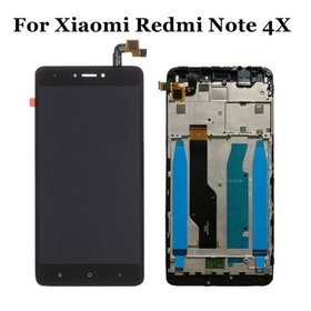 HQ OEM Xiaomi Redmi Note 4X / Redmi Note 4 Global LCD Display Assembly Screen Οθόνη + Touch Screen Digitizer Μηχανισμός Αφής + Frame Πλαίσιο Black  (Grade AAA+++)