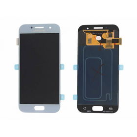 Γνήσια Original Samsung Galaxy A3 2017 SM-A320F A320 Οθόνη LCD Display Screen + Touch Screen Μηχανισμός Οθόνης Αφής Silver Blue GH97-19732C