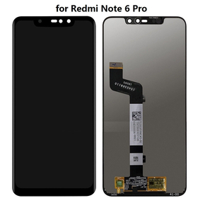 OEM HQ Xiaomi Redmi Note 6, Note 6 Pro Lcd Screen Display Οθόνη + Touch Screen Digitizer Μηχανισμός Αφής Black Μαύρο Premium Quality (Grade AAA+++)