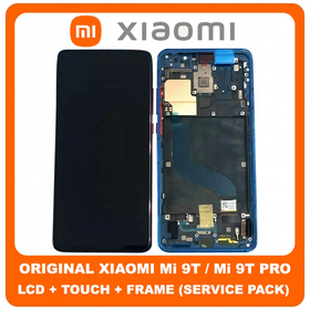 Γνήσιο Original Xiaomi Mi9T, Mi 9T (M1903F10G) Mi 9T Pro Mi9T Pro (M1903F11G) Amoled LCD Display Screen Οθόνη + Touch Screen Digitizer Μηχανισμός Αφής + Πλαίσιο Frame Blue 561010032033 (Service Pack By Xiaomi)