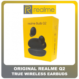 Γνήσια Original Realme Buds Q2 (RMA2010) True Wireless Bluetooth Handsfree Earbuds Ασύρματα Ακουστικά  Black Μαύρο B094Y5YB88 (Service Pack by Realme)