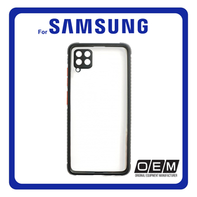 Θήκη Πλάτης - Back Cover, Silicone Σιλικόνη Defender Hybrid TPU Black Μαύρο For Samsung A22 4G