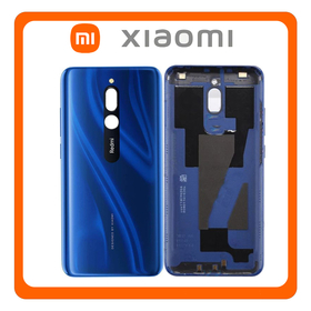 HQ OEM Συμβατό Για Xiaomi Redmi 8, Redmi8 (M1908C3IC, MZB8255IN, M1908C3IG, M1908C3IH) Rear Back Battery Cover Πίσω Κάλυμμα Καπάκι Πλάτη Μπαταρίας Sapphire Blue Μπλε (Premium A+​)
