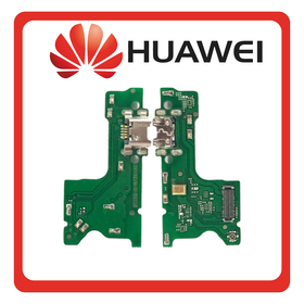 HQ OEM Συμβατό Για Huawei Y7 (2019) (DUB-LX1, DUB-LX3) MicroUSB Charging Dock Connector Flex Sub Board, Καλωδιοταινία Υπό Πλακέτα Φόρτισης + Microphone Μικρόφωνο