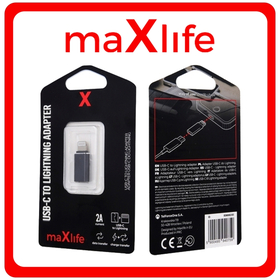 Maxlife Αντάπτορας-Μετατροπέας USB-C Female Σε Lightning Male