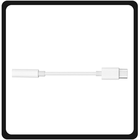 OEM Αντάπτορας-Μετατροπέας USB Type-C Male Σε 3.5mm Female White Άσπρο