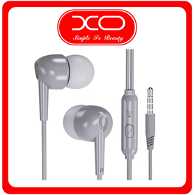 XO EP37 In-ear Handsfree με Βύσμα 3.5mm Gray Γκρι