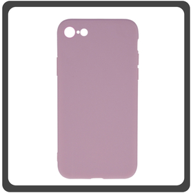 Θήκη Πλάτης - Back Cover, Silicone Σιλικόνη Powder Pink Ροζ Matt TPU For iPhone 7/8/SE 2020/SE 2022