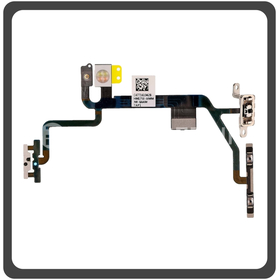 Γνήσια Original Apple iPhone 8 (A1863, A1905, A1906), iPhone SE 2020 (A2275, A2296) Power Key Flex Cable On/Off + Volume Key Buttons Καλωδιοταινία Πλήκτρων Εκκίνησης + Έντασης Ήχου With Metal Bracket