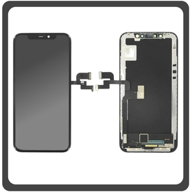 Γνήσια Original Apple Iphone X, IphoneX (A1901, A1865, A1902, A1903​​) Amoled, Oled Soft LCD Display Screen Οθόνη + Touch Screen Digitizer Μηχανισμός Οθόνης Αφής Black (Pulled By Foxconn)