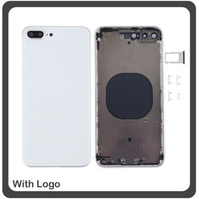 OEM HQ Apple Iphone 8 Plus Back Battery Cover Middle Frame- Housing Καπάκι Μπαταρίας- Σασί + Πλαινά πλήκτρα Side Keys + Θήκη Κάρτας Sim Holder White OEM HQ Apple Iphone 8 Plus Back Battery Cover Middle Frame- Housing Καπάκι Μπαταρίας- Σασί + Πλαινά πλήκτρα Side Keys + Θήκη Κάρτας Sim Holder White