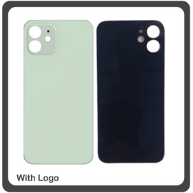 HQ OEM Συμβατό Με iPhone 12, iPhone12 (A2403, A2172, A2402) Premium Aftermarket Rear Back Battery Cover with Camera Big Hole Πίσω Κάλυμμα Πλάτη Καπάκι Μπαταρίας Green Πράσινο (Premium A+​)