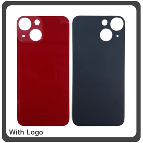 HQ OEM Συμβατό Με Apple iPhone 13 Mini, iPhone13 Mini (A2628, A2481, A2626, A2629) Aftermarket Rear Back Battery Cover with Camera Big Hole Πίσω Κάλυμμα Πλάτη Καπάκι Μπαταρίας Red Κόκκινο (Premium A+​)