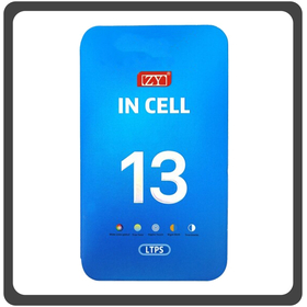 HQ OEM Συμβατό Με Apple iPhone 13, iPhone13 (A2633, A2482, A2631) ZY In-Cell LCD Display Screen Assembly Οθόνη + Touch Screen Digitizer Μηχανισμός Αφής Black Μαύρο (Premium A+)