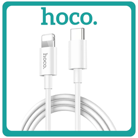 Hoco X36 Swift PD USB-C to Lightning Cable 18W 1m White Λευκό