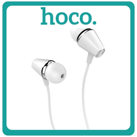 Hoco M34 In-ear Handsfree με Βύσμα 3.5mm White Λευκό