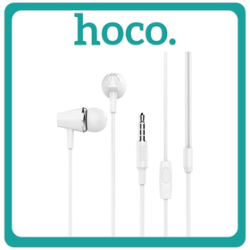 Hoco M34 In-ear Handsfree με Βύσμα 3.5mm White Λευκό