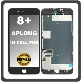 HQ OEM Συμβατό Με Apple iPhone 8+, iPhone 8 Plus (A1864, A1897) APLONG InCell FHD LCD Display Screen Assembly Οθόνη + Touch Screen Digitizer Μηχανισμός Αφής Black Μαύρο (Premium A+) (Lifetime Warranty Για Συνεργατες B2B​)